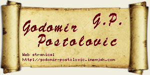 Godomir Postolović vizit kartica